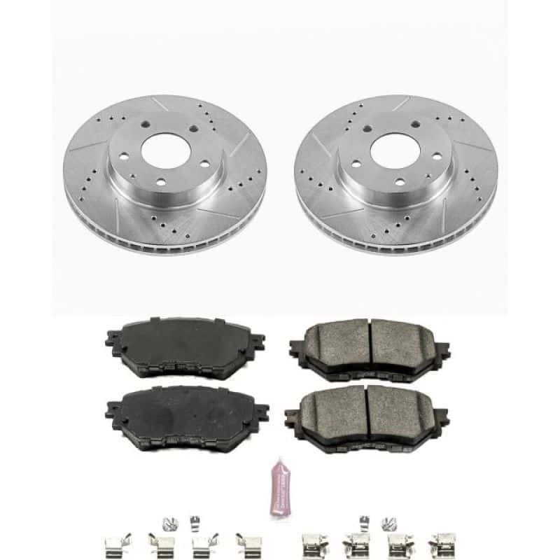 PowerStop — Power Stop 14-16 Mazda 3 Front Z23 Evolution Sport Brake Kit - view 1