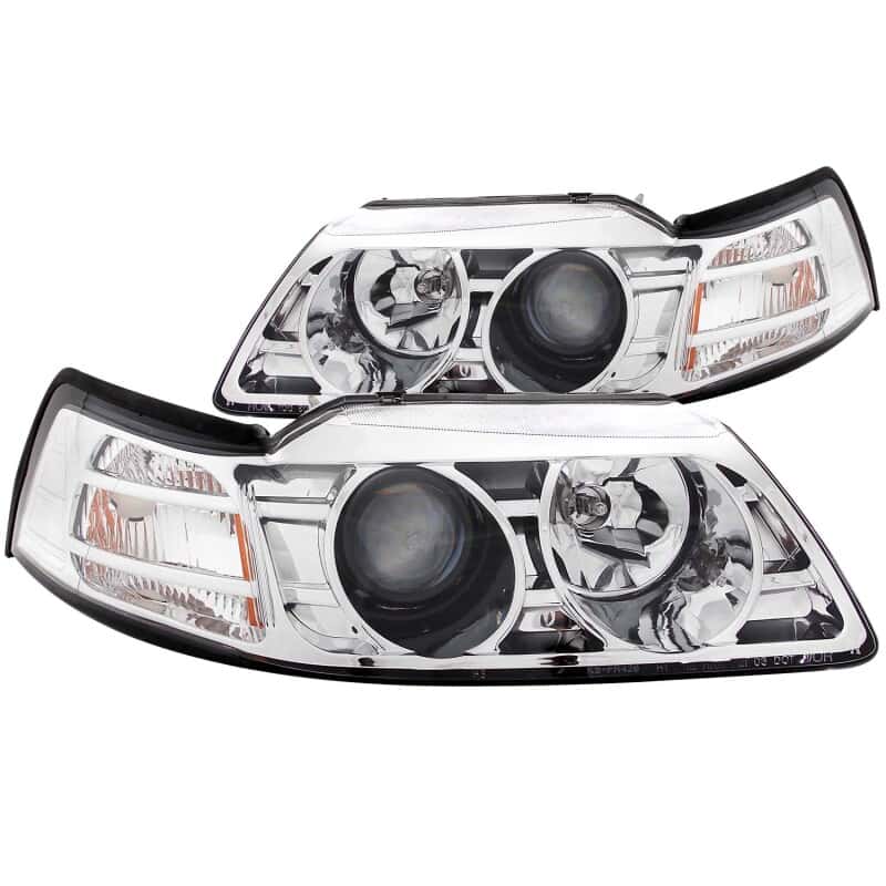 ANZO — ANZO 1999-2004 Ford Mustang Projector Headlights Chrome
Head Light Set
HdLtSet - view 2