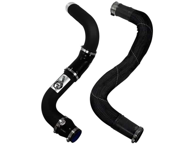 aFe — aFe BladeRunner 3in Intercooler Tube Cold Side Black for 14-15 Ram 1500 EcoDiesel V6-3.0L (td)
Cold Charge Pipe - view 6