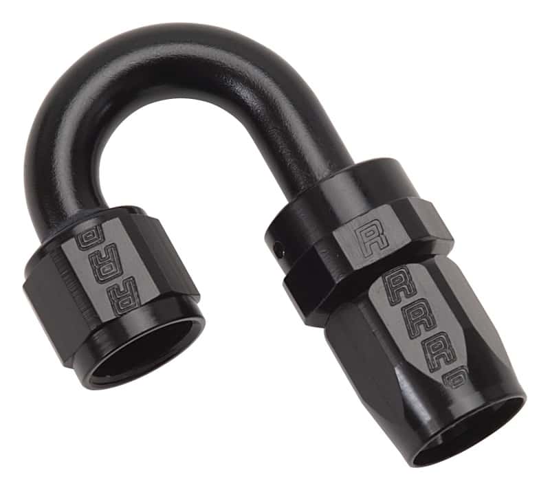 Russell — Russell Performance -10 AN Black 180 Degree Full Flow Swivel Hose End
Hose Fitting - view 1