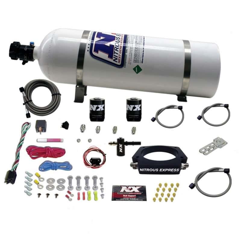 Nitrous Express — Nitrous Express 2014+ Chevrolet Corvette C7 Nitrous Plate Kit (50-300HP) w/15lb Bottle
Injection System Kit
N2OSys - view 1