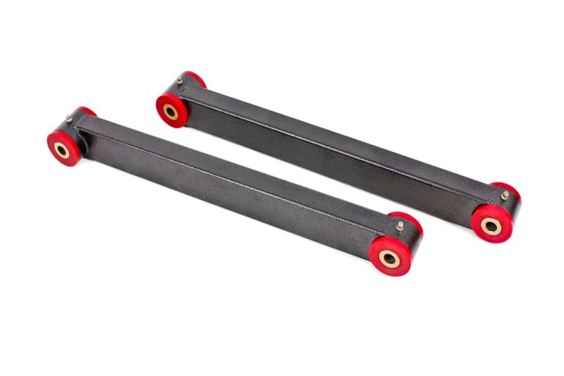 BMR Suspension — BMR 05-14 S197 Mustang Non-Adj. Boxed Lower Control Arms (Polyurethane) - Black Hammertone - view 1