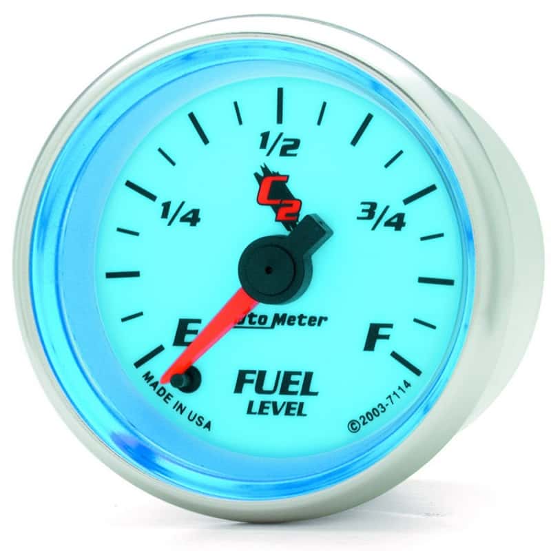 AutoMeter — Autometer C2 52mm Electronic Programmable Empty to Full Fuel Level Gauge
GA 2" FUEL UNIV C2 - view 3