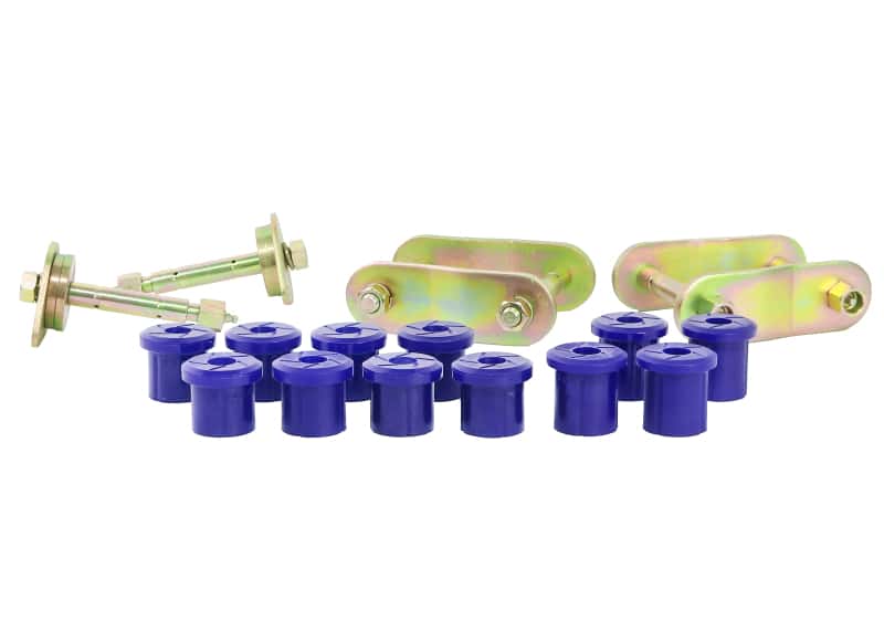 Superpro — SuperPro 07+ Toyota Land Cruiser Greaseable Leaf Spring and Shackle Bushing Kit- (Rear) - view 2