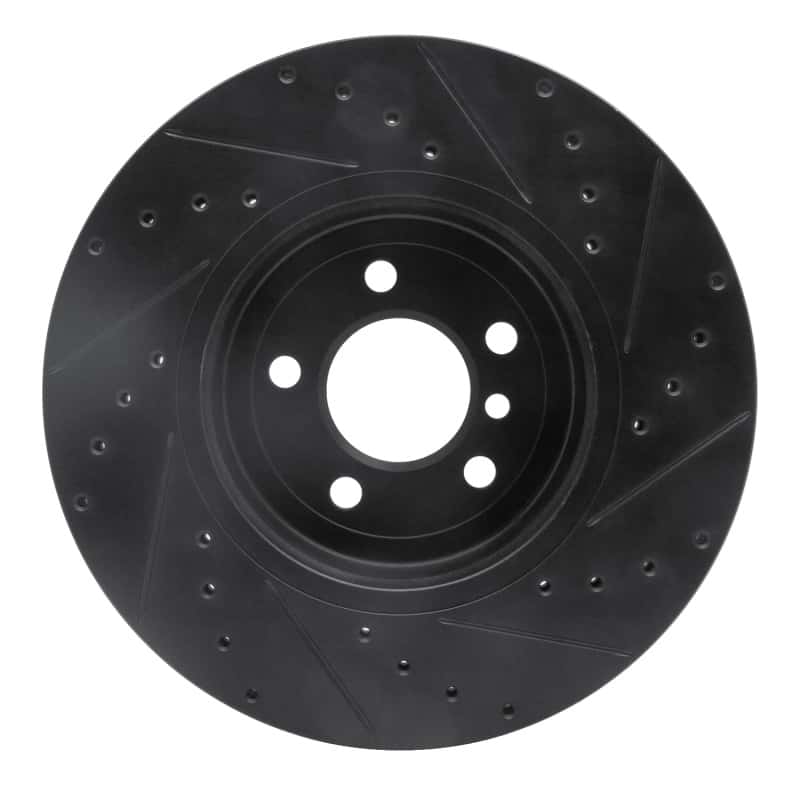 R1 Concepts — R1 11-19 BMW 640I Gran Coupe Front Left Drilled & Slotted Black Brake Rotor
R1 Brake Rotor Drill - view 5