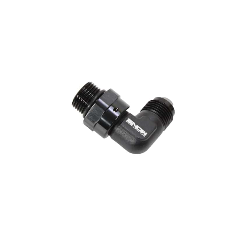 Snow Performance — Snow -8 ORB to -8AN 90 Degree Swivel Fitting (Black) - view 2