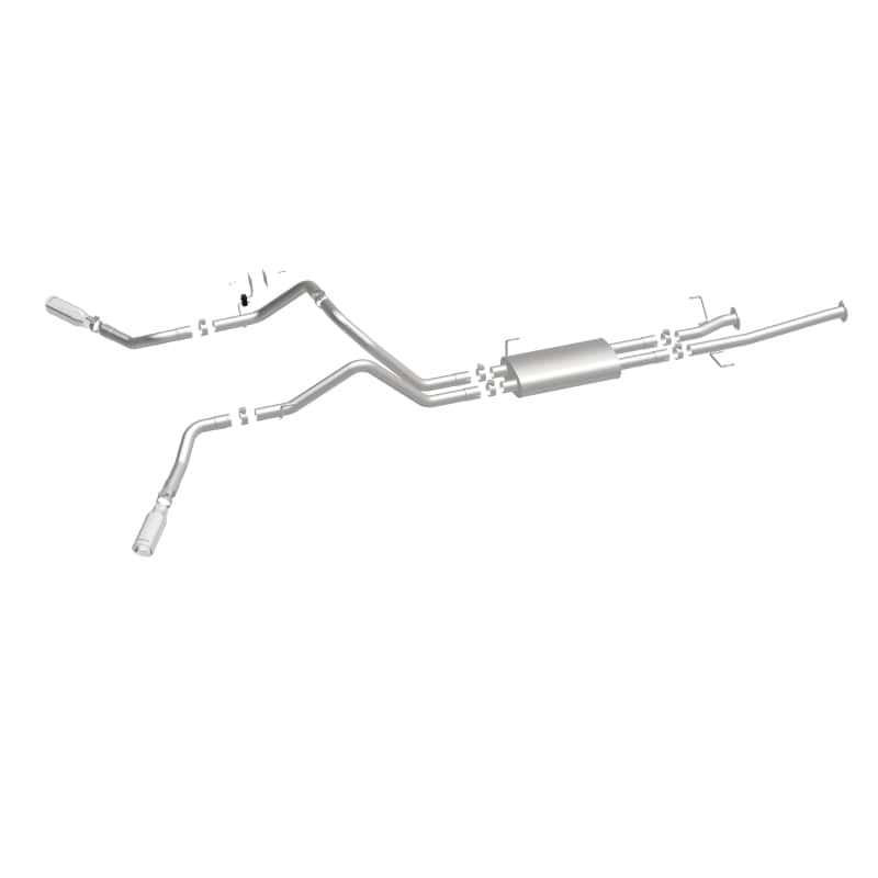 Magnaflow — MagnaFlow Cat-Back 10-15 Toyota Tundra SC LB / CC SB 4.6L/5.7L V8 SS 2.5 Dual Split Rear 4in Tip
Cat-Back - view 7
