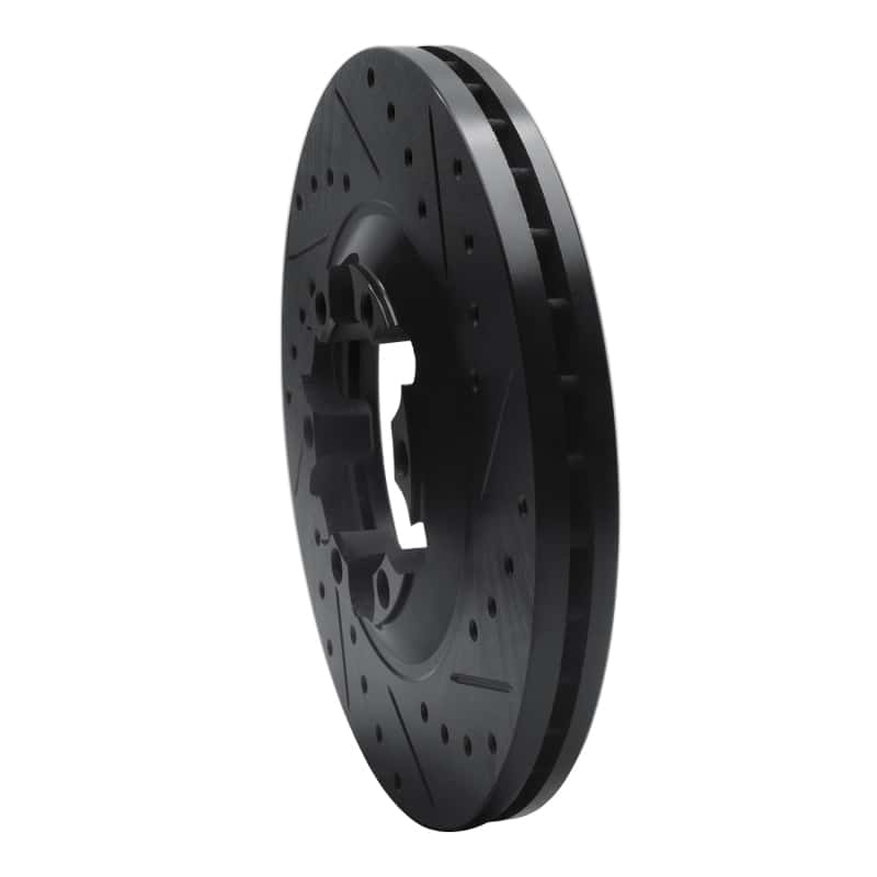 R1 Concepts — R1 04-08 Chevrolet Colorado Front Right Drilled & Slotted Black Brake Rotor
R1 Brake Rotor Drill - view 2