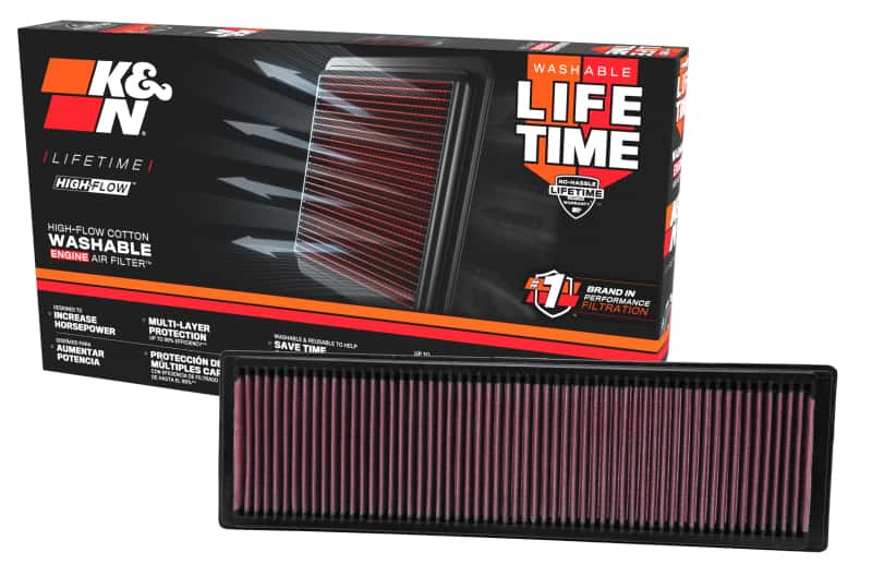 K&N Engineering — K&N Replacement Air Filter VOLKSWAGEN JETTA 2005-2010, RABBIT 2007-2009 2.5L L5
Replacement Air Filt
Air Filter - view 5