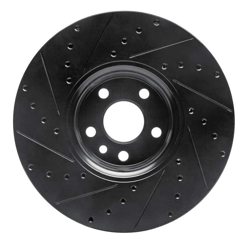 R1 Concepts — R1 10-16 Volvo XC60 Front Right Drilled & Slotted Black Brake Rotor
R1 Brake Rotor Drill - view 5