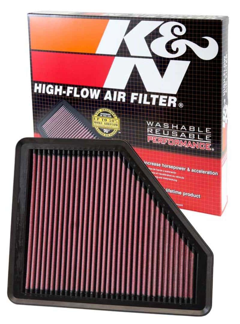 K&N Engineering — K&N Hyundai Genesis Coupe 2.0T/3.8 Drop In Air Filter
Replacement Air Filt
Air Filter - view 5