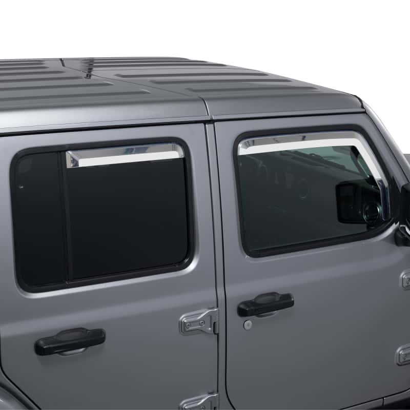 Putco — Putco 20-21 Jeep Gladiator JT/JL Element Chrome Window Visors (Set of 4)
Side Window Vent - view 2