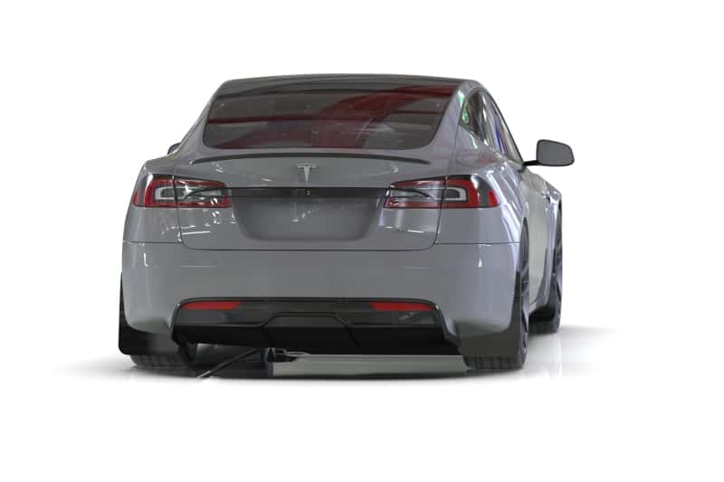 Rally Armor — Rally Armor 21-26 Tesla Model S/ S Plaid Black UR Mud Flap w/Metallic Black Logo
Mud Flap - view 2