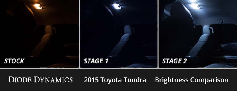 Diode Dynamics — Diode Dynamics 14-18 Toyota Tundra Interior LED Kit Cool White Stage 1 - view 3