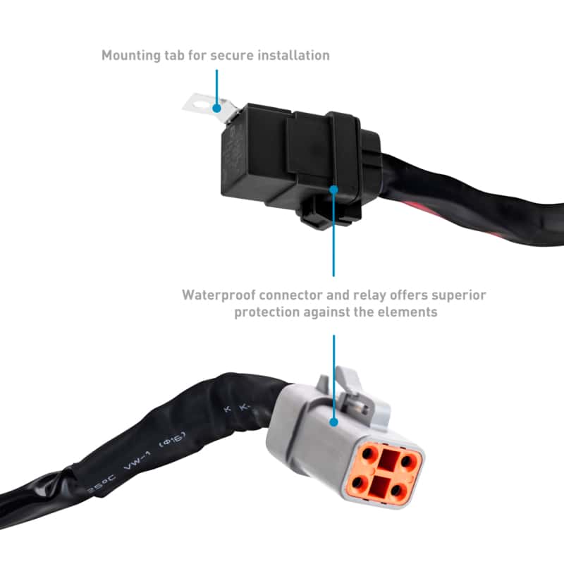 Borne Off-Road — Borne Off-Road Light Bar Wire Harness For 30-50in Bar - view 7
