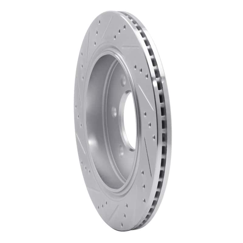 R1 Concepts — R1 15-17 Ford F-150 RWD Rear Right Drilled & Slotted Silver Brake Rotor
R1 Brake Rotor Drill - view 4