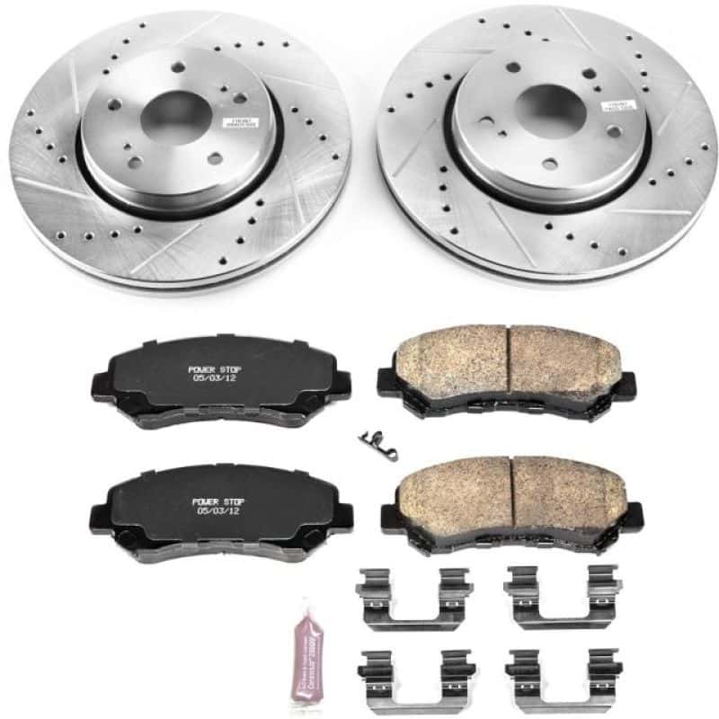 PowerStop — Power Stop 10-13 Suzuki Kizashi Front Z23 Evolution Sport Brake Kit - view 1