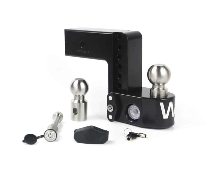 Weigh Safe — Weigh Safe 6in Drop Hitch w/Built-in Scale & 3in Shank (8K/21K GTWR) w/WS05 - Black Cerakote - view 1