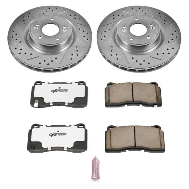 PowerStop — Power Stop 10-16 Hyundai Genesis Coupe Front Z26 Street Warrior Brake Kit - view 1