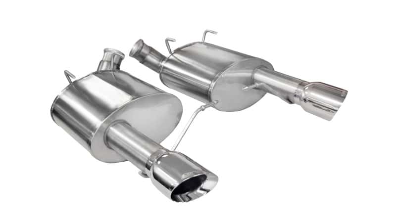 CORSA Performance — Corsa 2011-2014 Ford Mustang GT/Boss 302 5.0L V8 Polished Sport Axle-Back Exhaust
Exhaust - view 5