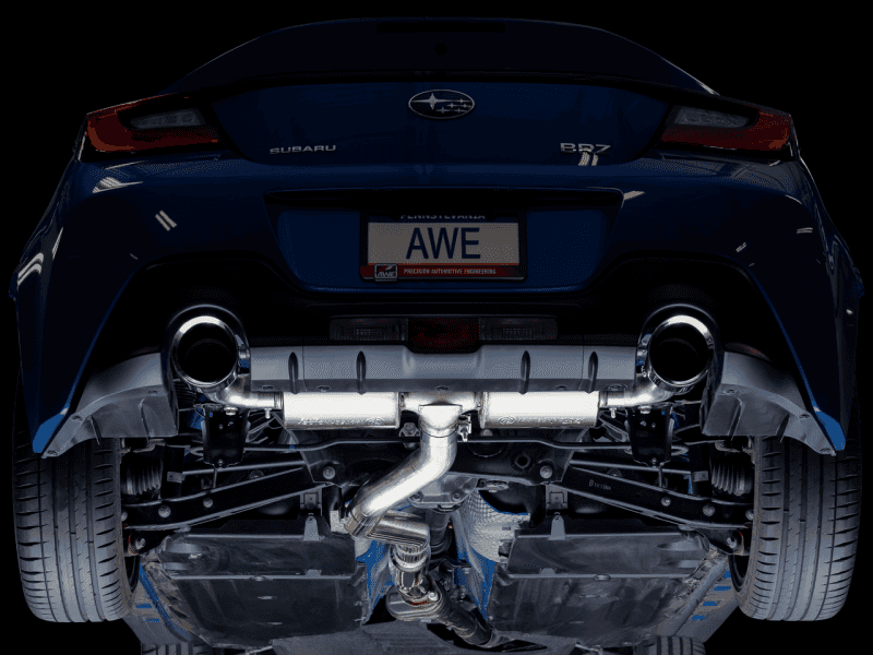 AWE Tuning — AWE Subaru BRZ/ Toyota GR86/ Toyota 86 Touring Edition Cat-Back Exhaust- Chrome Silver Tips
Touring Exhaust - view 6