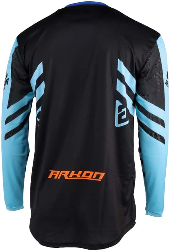 Answer — Answer 25 Arkon Nitrus Jersey Blue/Black/Hyper Orange Youth - Medium - view 2