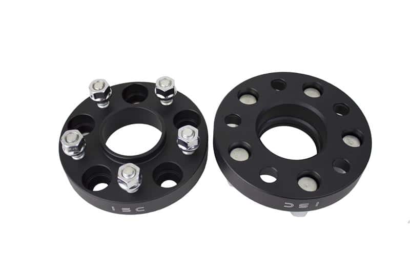 ISC Suspension — ISC Suspension Nissan 5x114.3 Hub Centric (66 Hub Bore) Wheel Spacers 25mm Black (Pair) - view 1