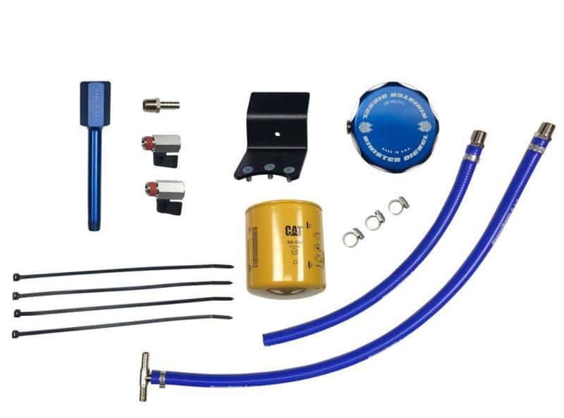Sinister Diesel — Sinister Diesel 2017+ Ford Powerstroke 6.7L (Engine Mount) Coolant Filtration System
Coolant Filter Kit - view 1