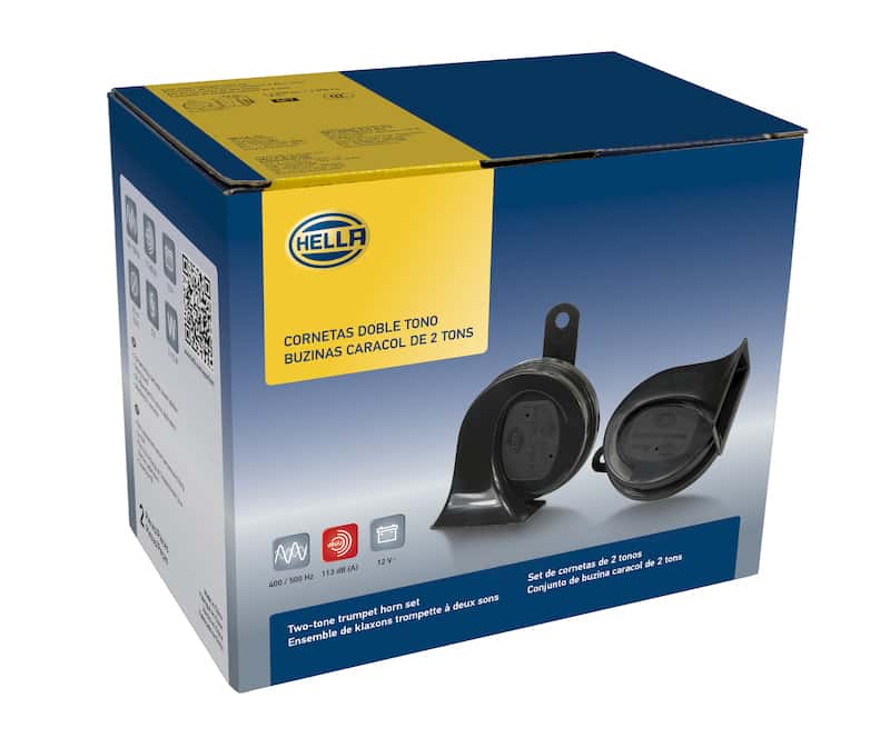 Hella — Hella 12V Twin Trumpet Horn Kit with Bracket - Toyota
OE Replacement Horn - view 16