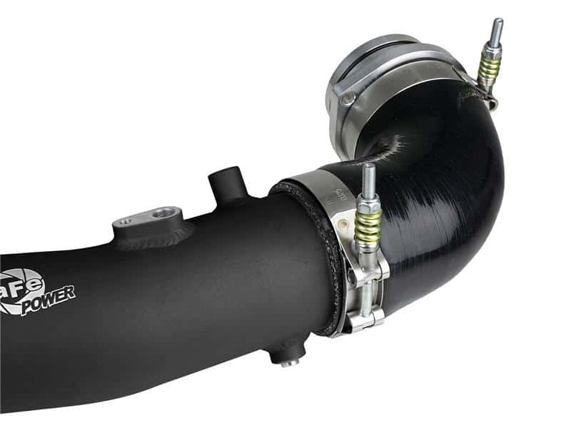 aFe — aFe 2020 Toyota Supra 3.0L 3in Black Intercooler Tube - Hot
Hot Charge Pipe - view 4