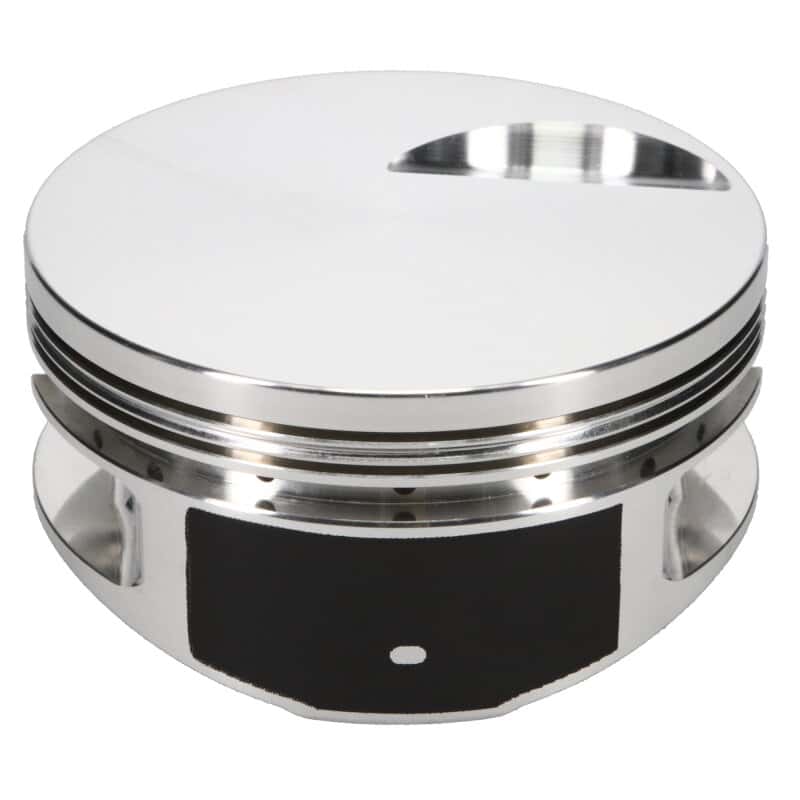 JE Pistons — JE Pistons 454BBC FT 4.56in Bore -3cc Flat Top 1.12in Comp Height 0.99in Pin Diameter - Set of 8 - view 6