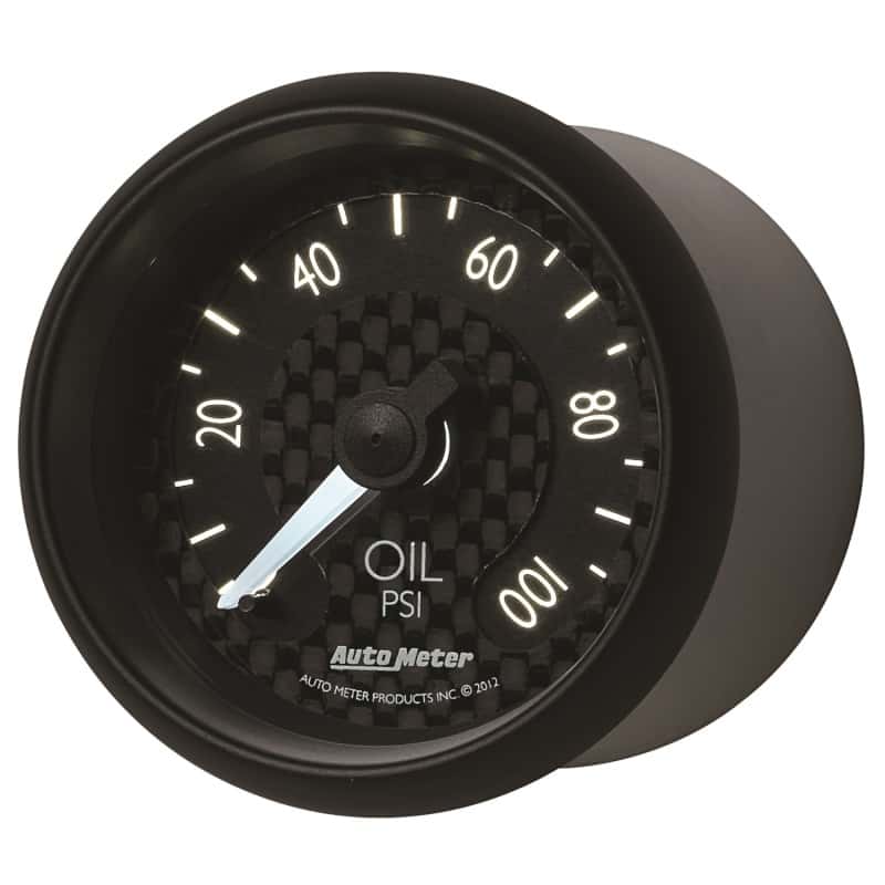AutoMeter — Autometer GT Series 52mm Mechanical 0-100 psi Oil Pressure Gauge
2-1/16" OIL PRESS, 0 - view 8