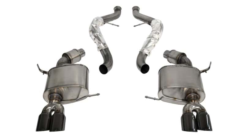 CORSA Performance — Corsa 2008-2012 BMW M3 E90 Black Sport Cat-Back Exhaust
Exhaust - view 1