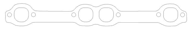 Cometic Gasket — Cometic Chevy Gen1 Small Block V8 .064in AM Exhaust Gskt Set-1.500in x 1.470in Ports-18 Degree Head
Exhaust Gasket Set - view 1