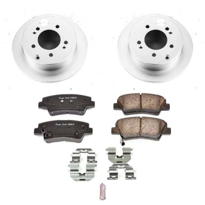 PowerStop — Power Stop 10-13 Kia Soul Rear Z17 Evolution Geomet Coated Brake Kit - view 1