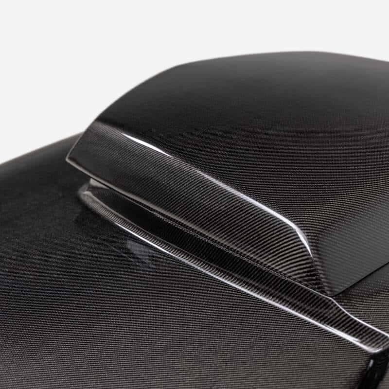 Anderson Composites — Anderson Composites 15-23 Dodge Challenger Type-HM Carbon Fiber Hood - view 8