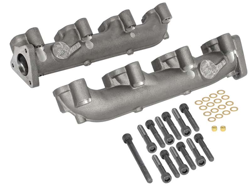 aFe — aFe Power BladeRunner Ported Ductile Iron Exhaust Manifold 01-16 GM Diesel Trucks V8-6.6L (td)
Exhaust Manifold - view 6