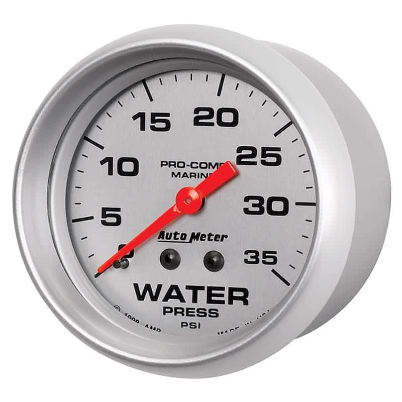 AutoMeter — Autometer Ultra-Lite 2 5/8in Mechanical 35 PSI Water Pressure Gauge
GA 2.6" WP 35 M MS - view 3