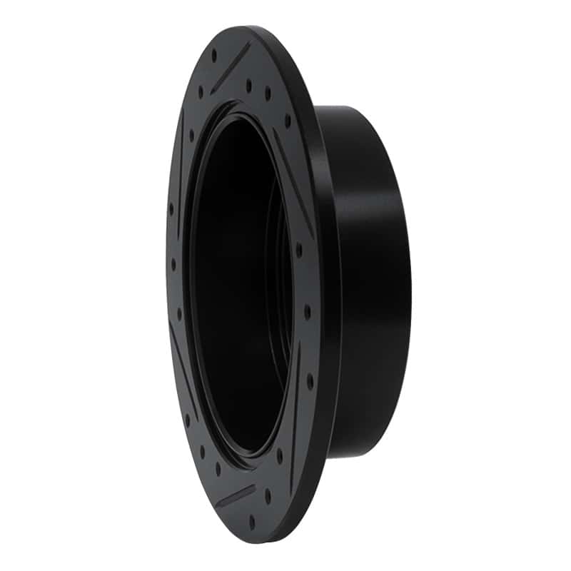 R1 Concepts — R1 04-12 Mitsubishi Eclipse Rear Right Drilled & Slotted Black Brake Rotor
R1 Brake Rotor Drill - view 4