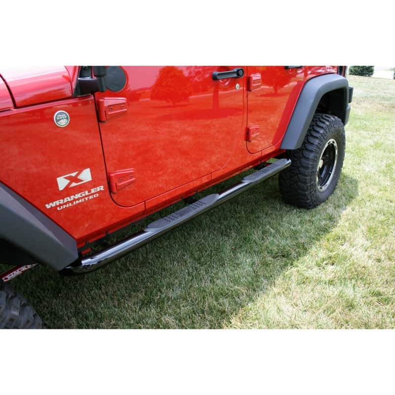 Rugged Ridge — Rugged Ridge 3-In Round Side Steps Black 07-18 4-Door Jeep Wrangler
OFFROAD_STEPSSLIDERS
Nerf/Step Bar - view 2