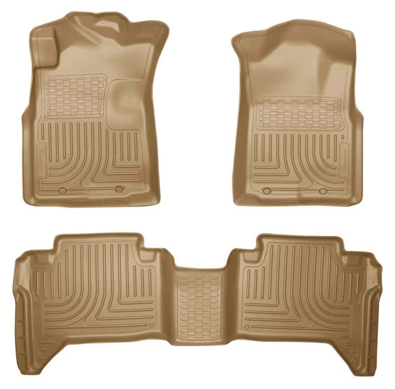 Husky Liners — Husky Liners 05-13 Toyota Tacoma WeatherBeater Combo Tan Floor Liners
Floor Liners - view 2