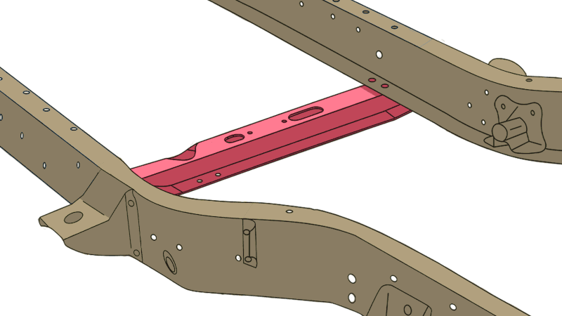 RustBuster — Rustbuster Transmission Crossmember - view 2