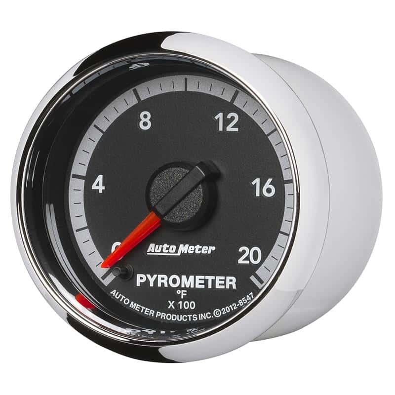AutoMeter — Autometer Gen4 Dodge Factory Match 52.4mm Full Sweep Electronic 0-2000 Deg F EGT/Pyrometer Gauge
2-1/16" PYROMETER, 0 - view 3