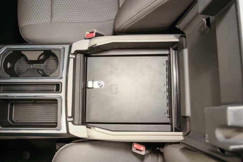 Tuffy Products — Tuffy Console Safe W/ Key Lock For Ford Fseries Flow Thru Console
Console Safe - view 1