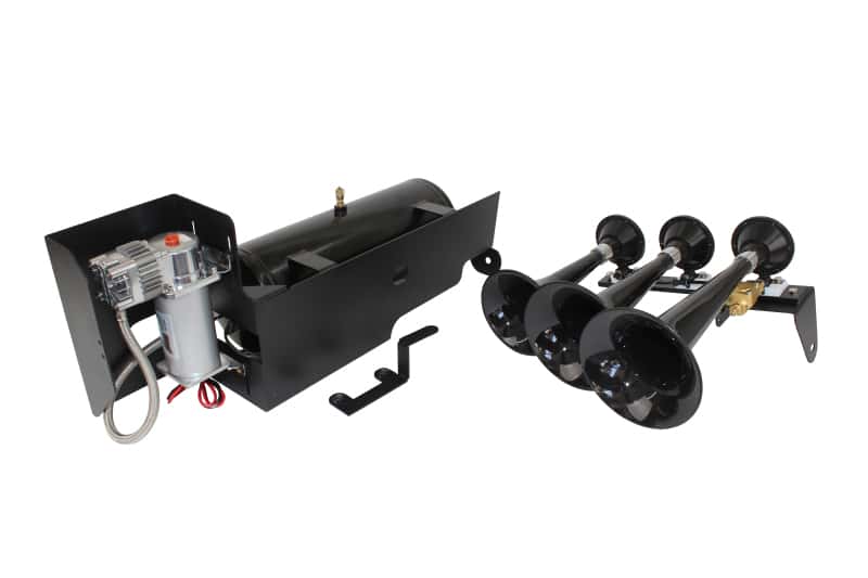 Kleinn Air Horns — Kleinn 11-16 Ford F-250/ F-350 Onboard Air System w/ Model 230 Horns
Horn System - view 2