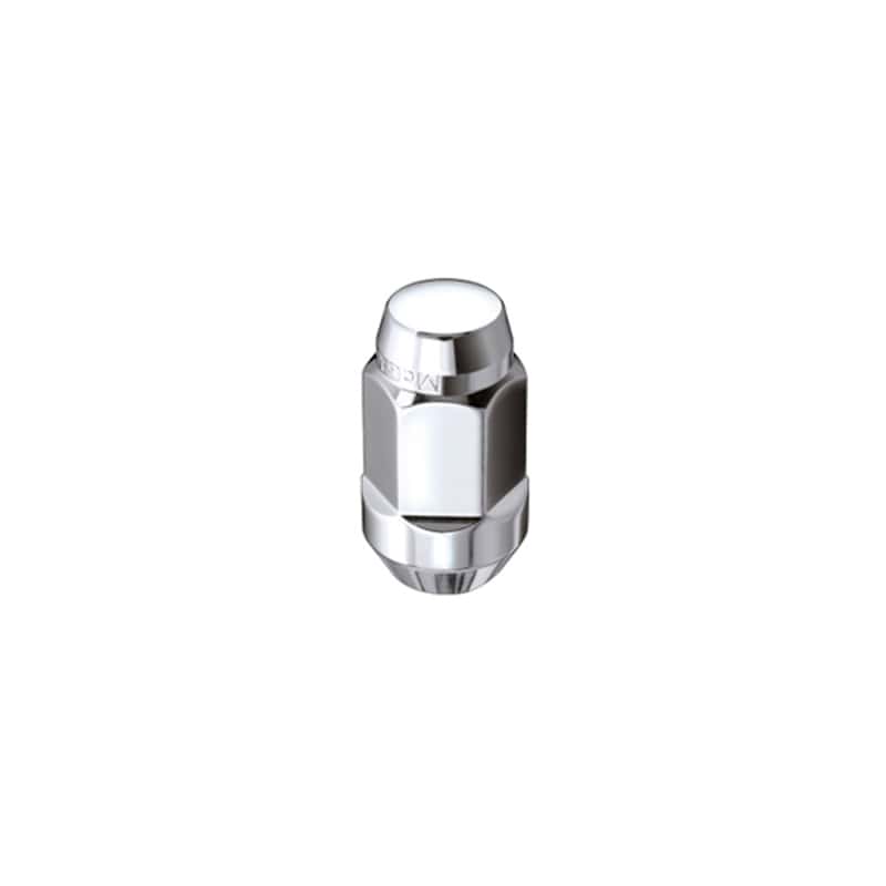 McGard — McGard Hex Lug Nut (Cone Seat Bulge Style) M14X1.5 / 22mm Hex / 1.635in. Length (4-Pack) - Chrome - view 4