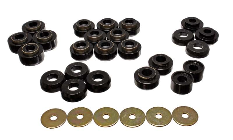 Energy Suspension — Energy Suspension GM Body Mount - Black
BodyMntBshKt - view 1