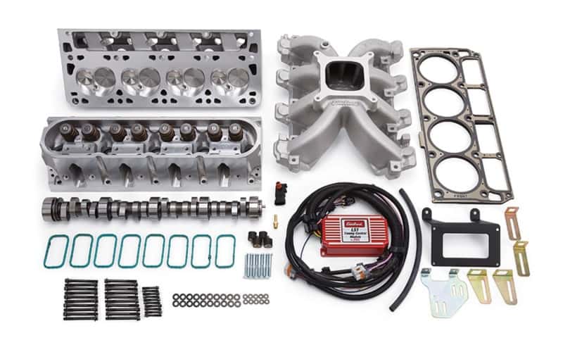 Edelbrock — Edelbrock Power Package Top End Kit Victor Jr Series Chevrolet 1997-2004 5 7L LS1
POWER PKG - view 1