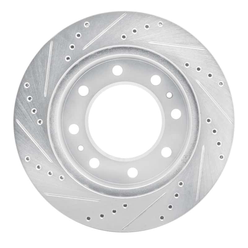 R1 Concepts — R1 94-99 Dodge Ram 2500 Front Right Drilled & Slotted Silver Brake Rotor
R1 Brake Rotor Drill - view 5