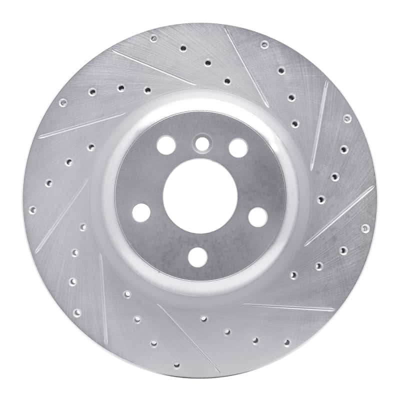 R1 Concepts — R1 16-25 BMW 330e xDrive Rear Right Drilled & Slotted Silver Brake Rotor
R1 Brake Rotor Drill - view 1